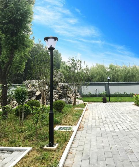 炬阳荷塘月色庭院灯案例